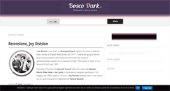 Desktop Screenshot of boscodark.it